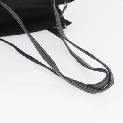 Prada PRADA Tote Bag Nylon Black Silver Authentic 175704