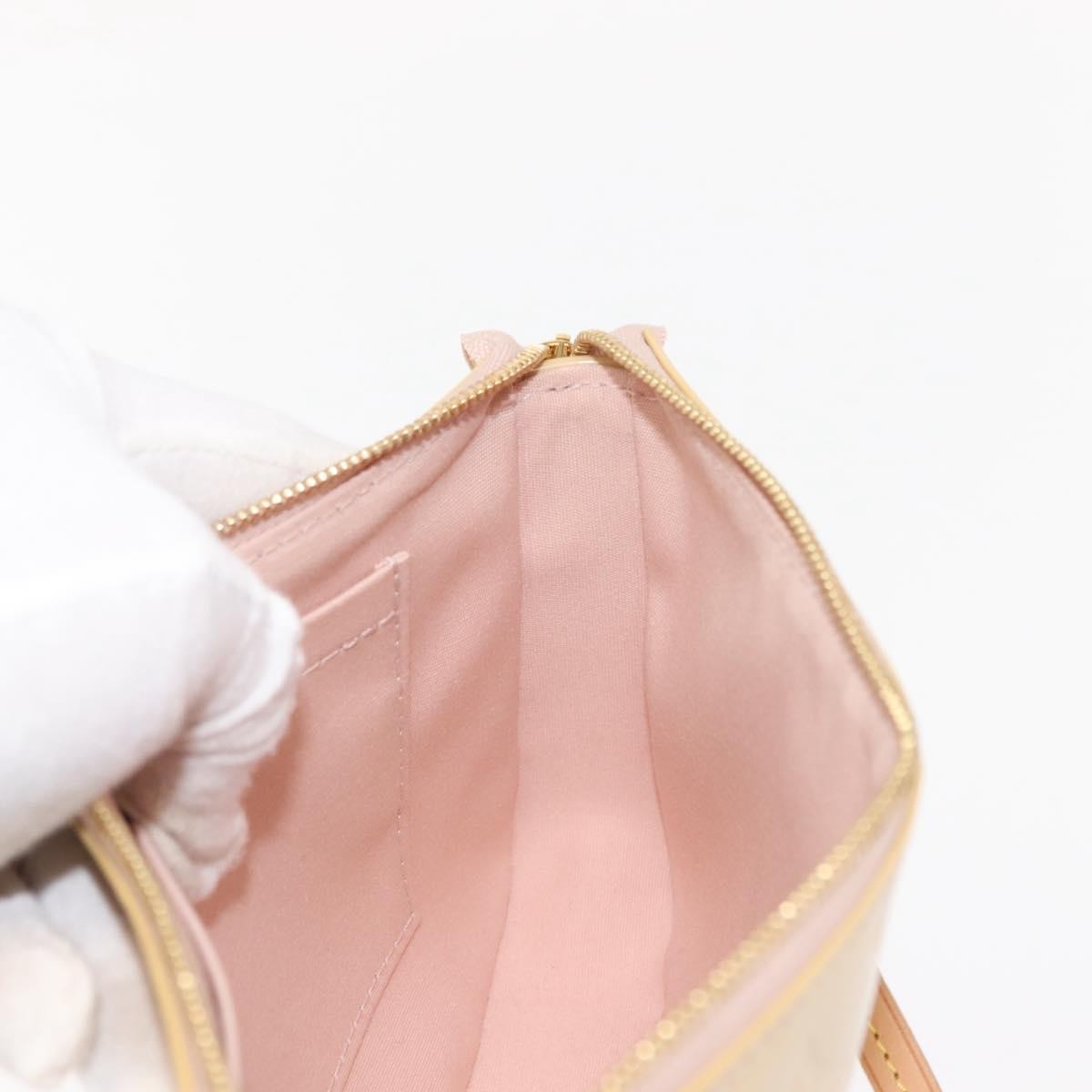 Louis Vuitton LOUIS VUITTON Vernis Pochette Accessoires Rose Angelique M90072 LV Authentic ep11176 Bag