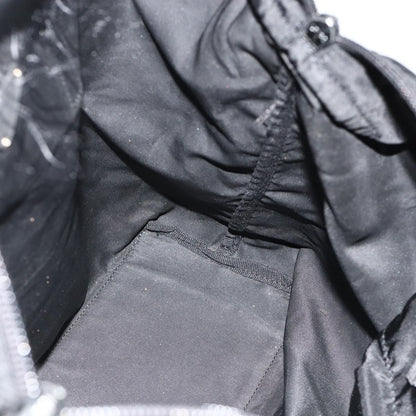 Prada PRADA Tote Bag Nylon Black Silver Authentic ep14252