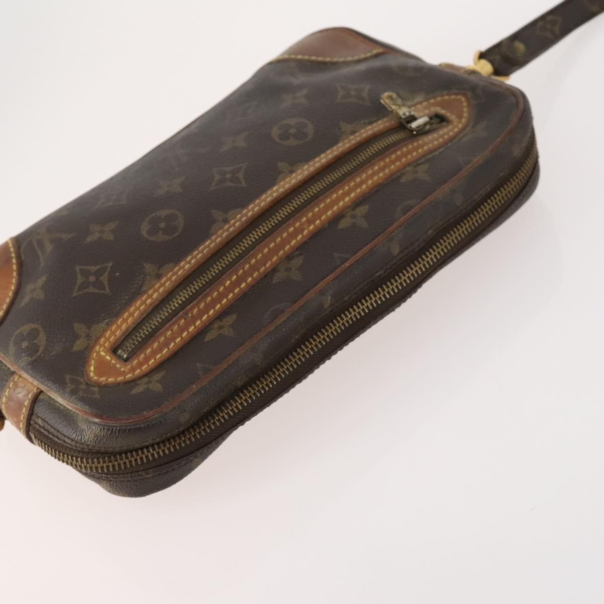 Louis Vuitton LOUIS VUITTON Monogram Pouch Clutch Bag 2 Set LV Authentic bs34068