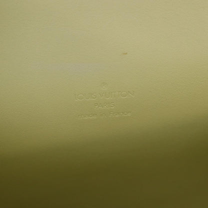 Louis Vuitton LOUIS VUITTON Monogram Vernis Spring Street Bag Lime Yellow M91068 Authentic 86715