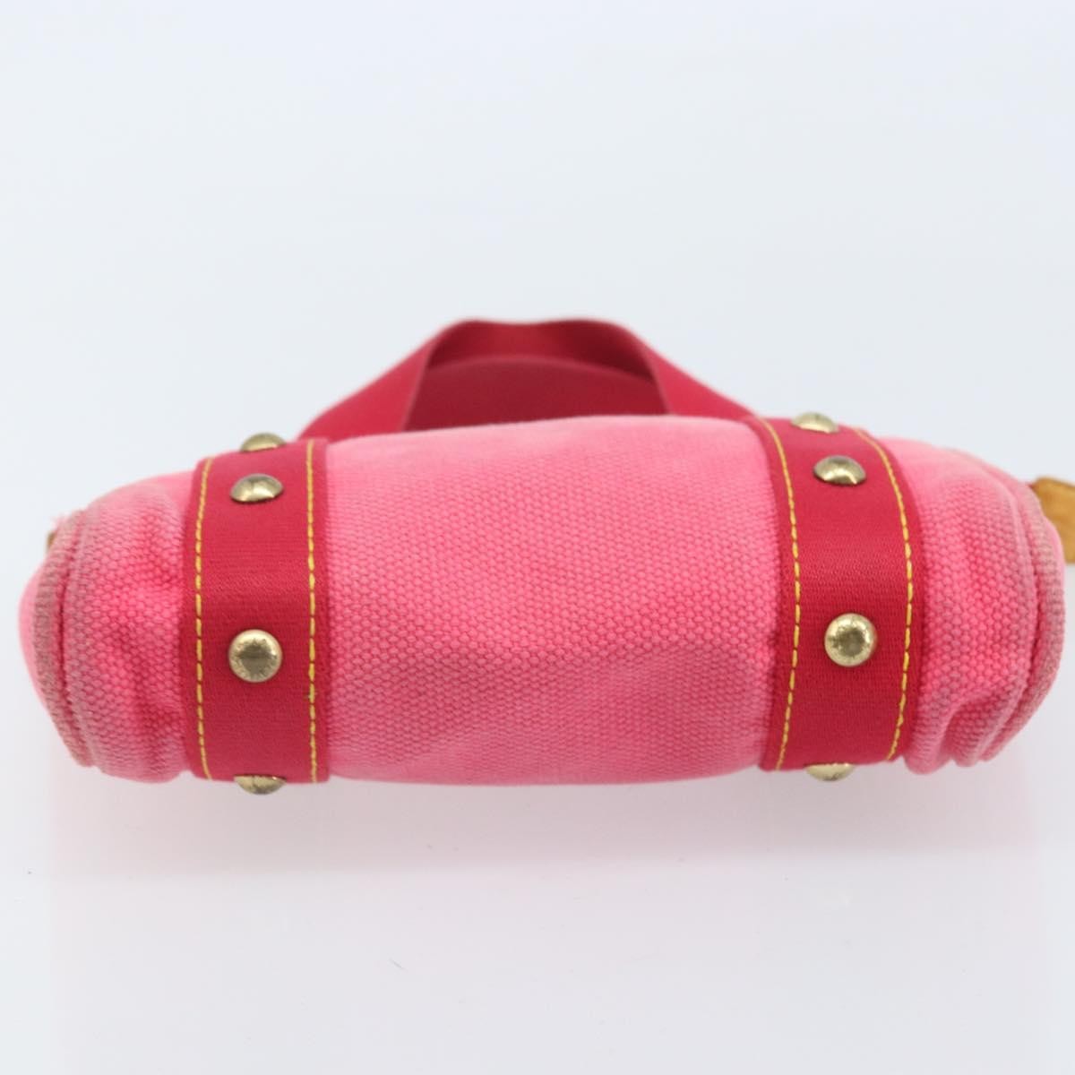 Louis Vuitton LOUIS VUITTON Antigua Cabas PM Hand Bag Rouge Pink M40088 LV Authentic ka2366