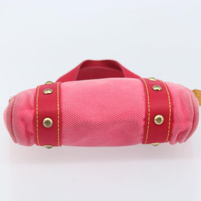 Louis Vuitton LOUIS VUITTON Antigua Cabas PM Hand Bag Rouge Pink M40088 LV Authentic ka2366