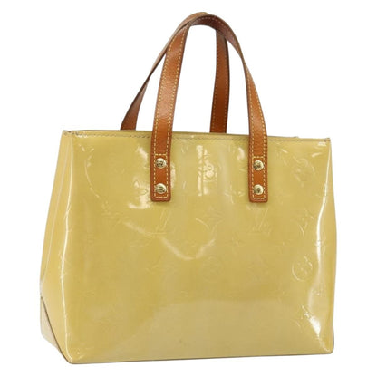 Louis Vuitton LOUIS VUITTON Monogram Vernis Reade PM Hand Bag Beige M91334 LV Authentic ep10940