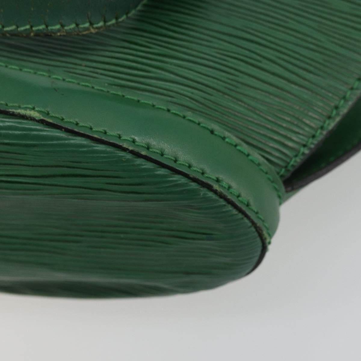 Louis Vuitton LOUIS VUITTON Epi Saint Jacques Hand Bag Green M52274 LV Authentic 168866