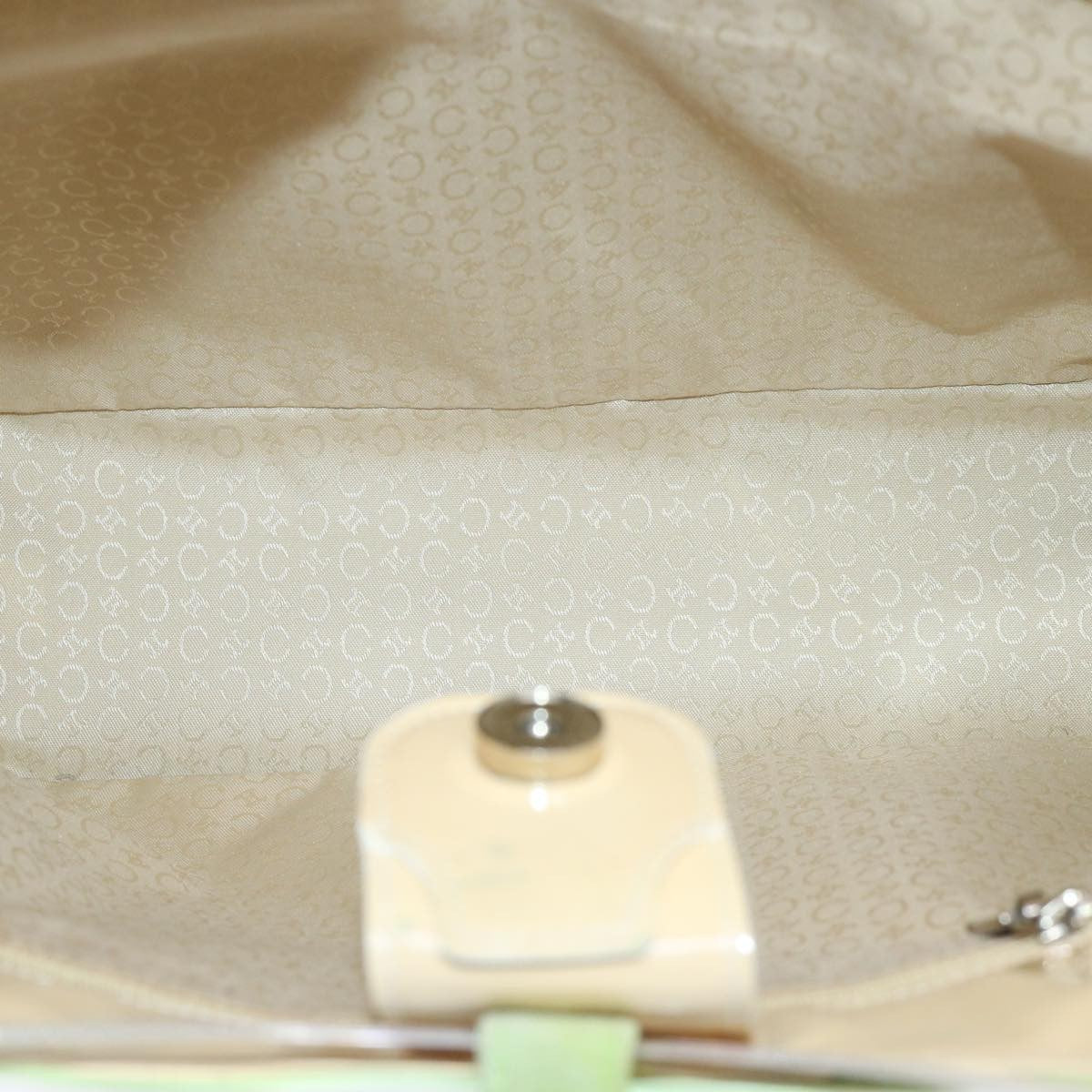 Celine CELINE Hand Bag Suede Green Authentic 53736V