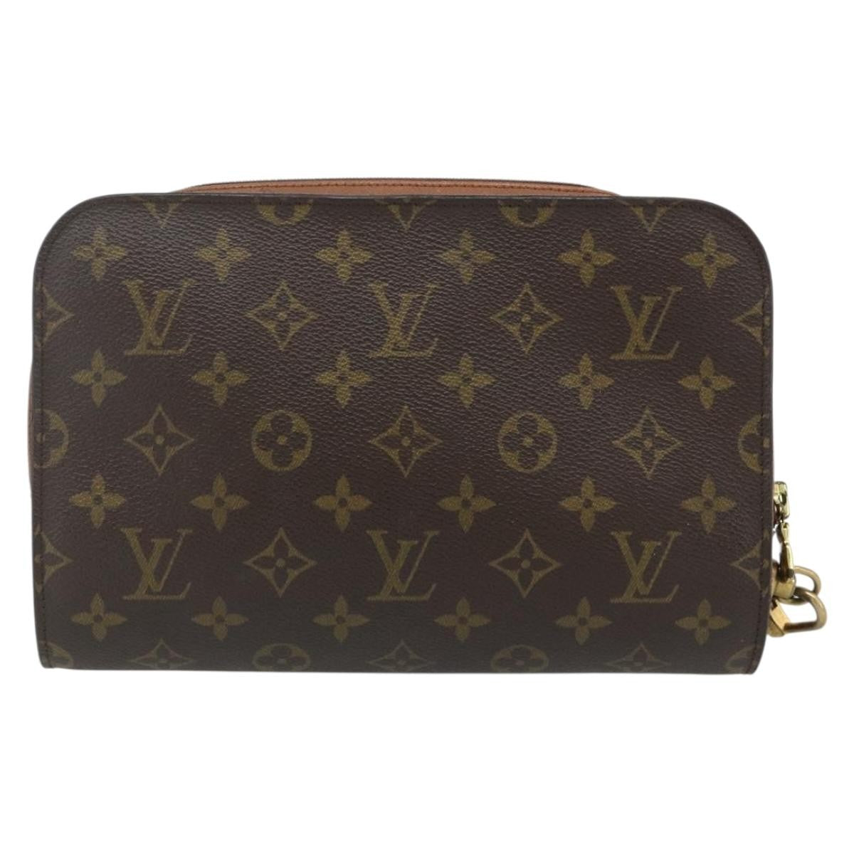 Louis Vuitton LOUIS VUITTON Monogram Orsay Clutch Bag M51790 LV Authentic 120655