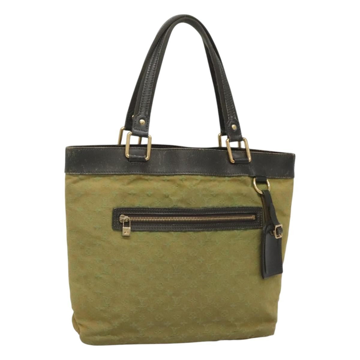 Louis Vuitton LOUIS VUITTON Monogram Mini Lucille GM Tote Bag TST Khaki M92681 LV Authentic th5875