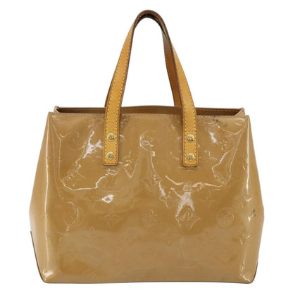 Louis Vuitton LOUIS VUITTON Monogram Vernis Reade PM Hand Bag Noisette M91334 LV Authentic BA12809