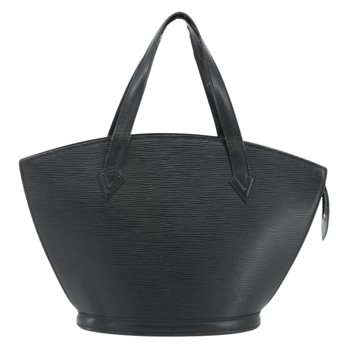 Louis Vuitton LOUIS VUITTON Epi Saint Jacques Hand Bag Black M52272 LV Authentic 175051