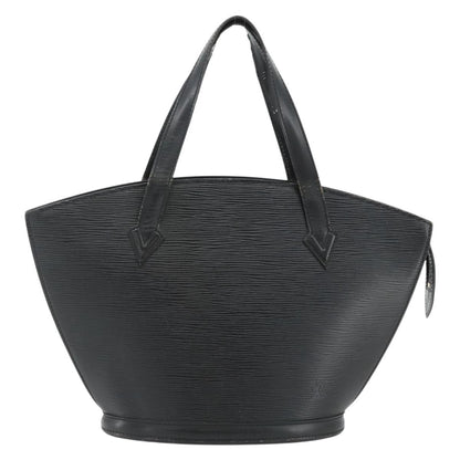 Louis Vuitton LOUIS VUITTON Epi Saint Jacques Hand Bag Black M52272 LV Authentic 175051