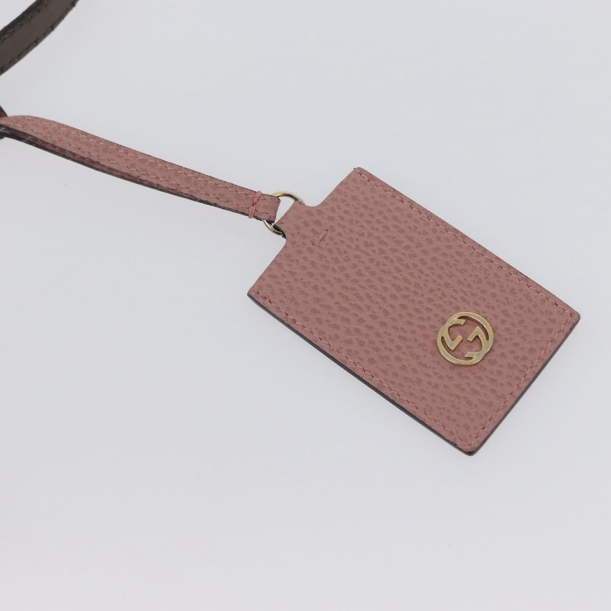 Gucci GUCCI Tote Bag Leather Brown Gold 354408 Authentic bs33432