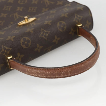 Louis Vuitton LOUIS VUITTON Monogram Malesherbes Hand Bag M51379 LV Authentic 152143