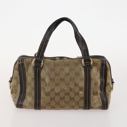 Gucci GUCCI GG Supreme GG Crystal Hand Bag PVC 3 Set Beige Authentic 174861