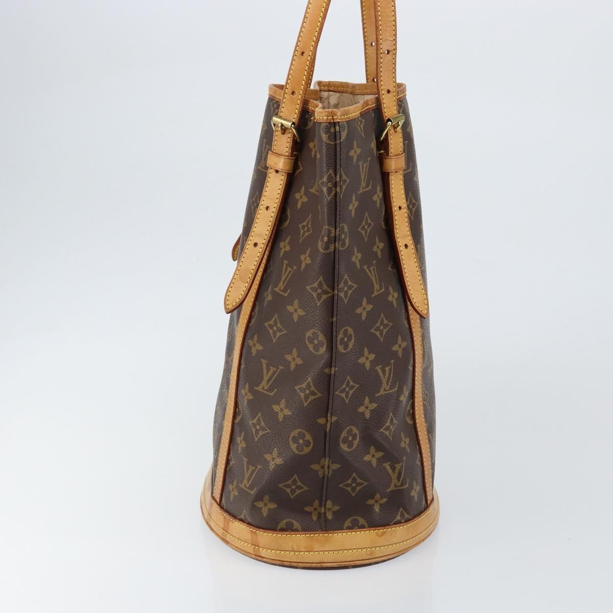 Louis Vuitton LOUIS VUITTON Monogram Bucket GM Shoulder Bag M42236 LV Authentic gh1032