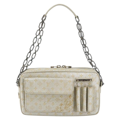 Louis Vuitton LOUIS VUITTON Monogram Shine McKenna Shoulder Bag Gold M92363 LV Authentic hk3048