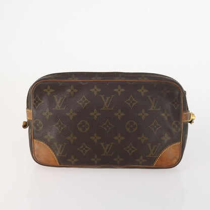 Louis Vuitton LOUIS VUITTON Monogram Pouch Clutch Bag 2 Set LV Authentic bs34068