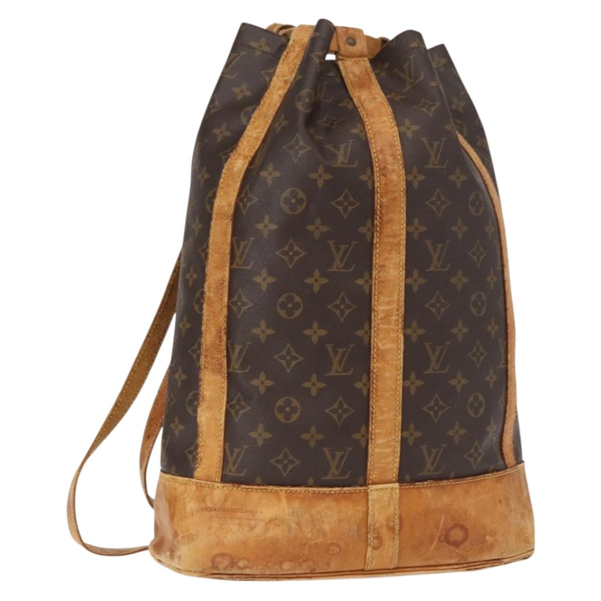 Louis Vuitton LOUIS VUITTON Monogram Randonnee GM Shoulder Bag M42244 LV Authentic 149418