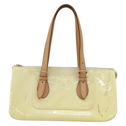 Louis Vuitton LOUIS VUITTON Monogram Vernis Rosewood Avenue Hand Bag Perle M93508 Authentic ka519