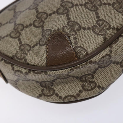 Gucci GUCCI GG Supreme Web Sherry Line Shoulder Bag PVC Beige 89 02 066 Authentic 133869