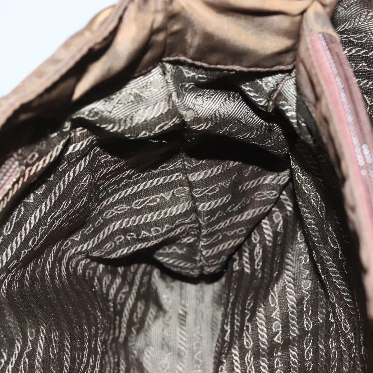Prada PRADA Tote Bag Nylon Brown Authentic th5852