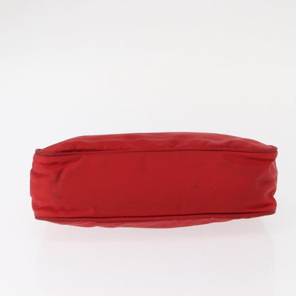 Prada PRADA Hand Bag Nylon Red Authentic 153880