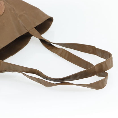 Chanel CHANEL Tote Bag Coated Canvas Brown CC Authentic bs35205