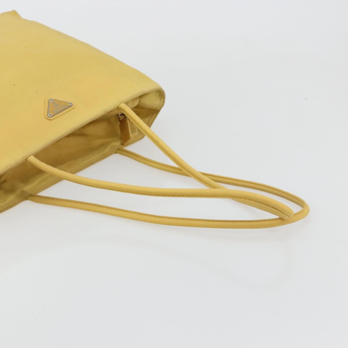 Prada PRADA Tote Bag Nylon Yellow Authentic 181131