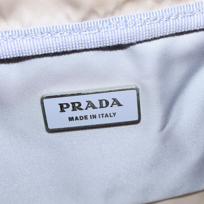 Prada PRADA Boston Bag Nylon Purple Silver Authentic 115876