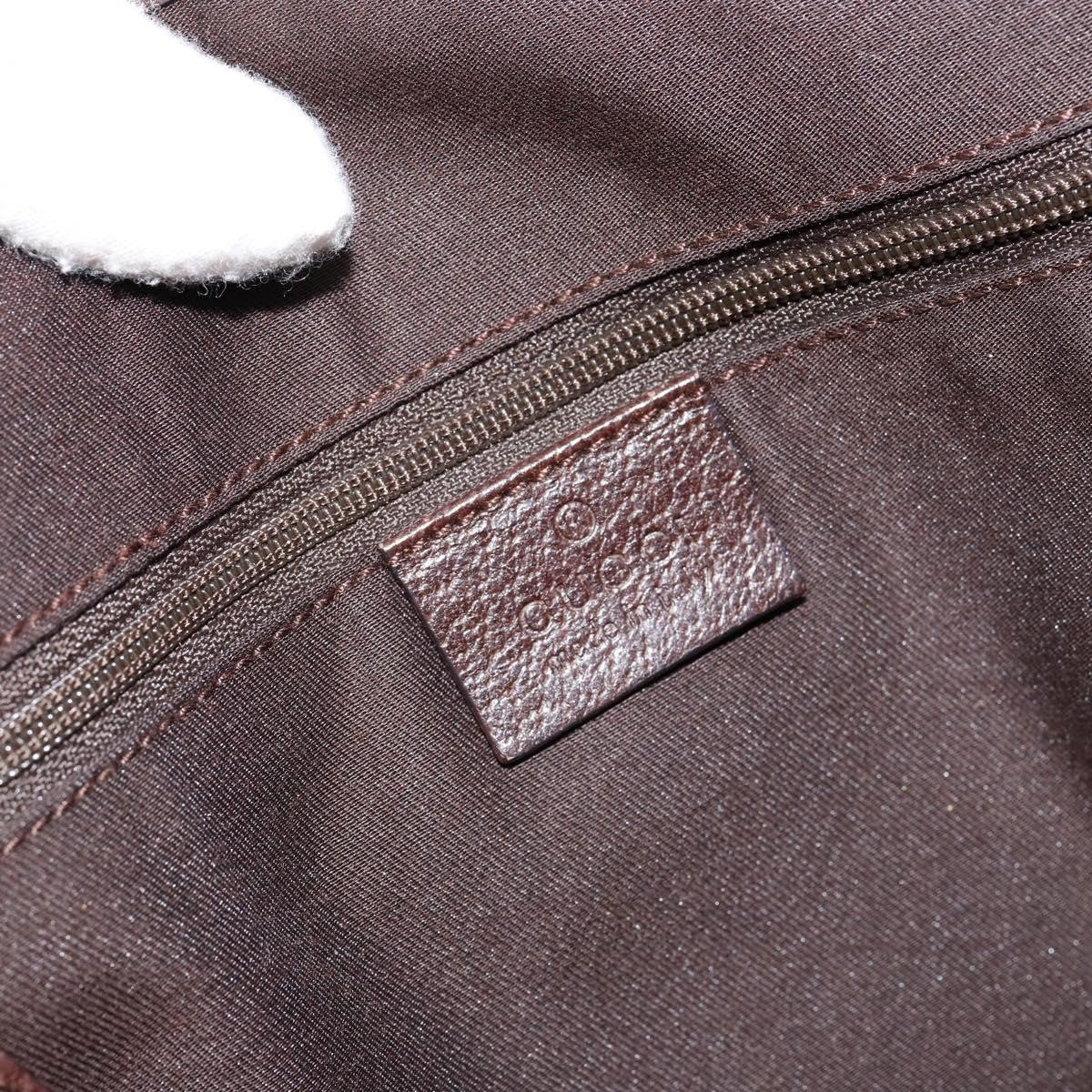 Gucci GUCCI GG Canvas Web Sherry Line Hand Bag Beige Red Green 145810 Authentic 155191