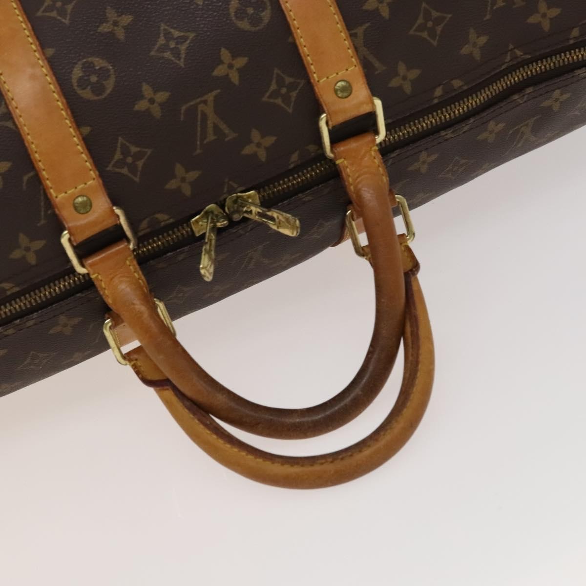 Louis Vuitton LOUIS VUITTON Monogram Keepall 55 Boston Bag M41424 LV Authentic 131773