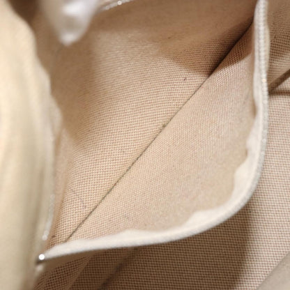 Hermès Hermès HERMES Sac Arne MM Hand Bag Canvas Beige Silver Authentic bs34423