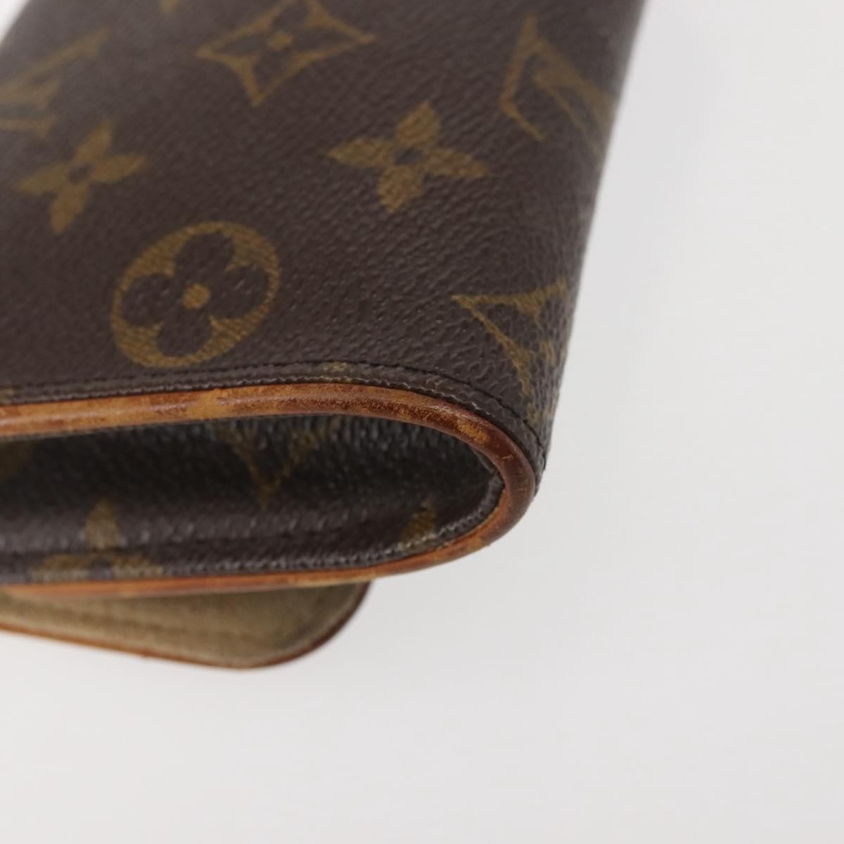 Louis Vuitton LOUIS VUITTON Monogram Pochette Twin PM Shoulder Bag M51854 LV Authentic gh816