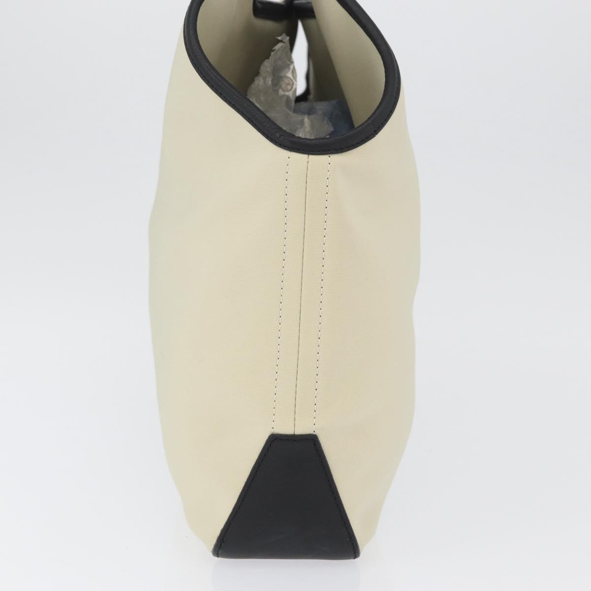 Loewe LOEWE Hand Bag Canvas Leather Beige Gold Authentic 174611