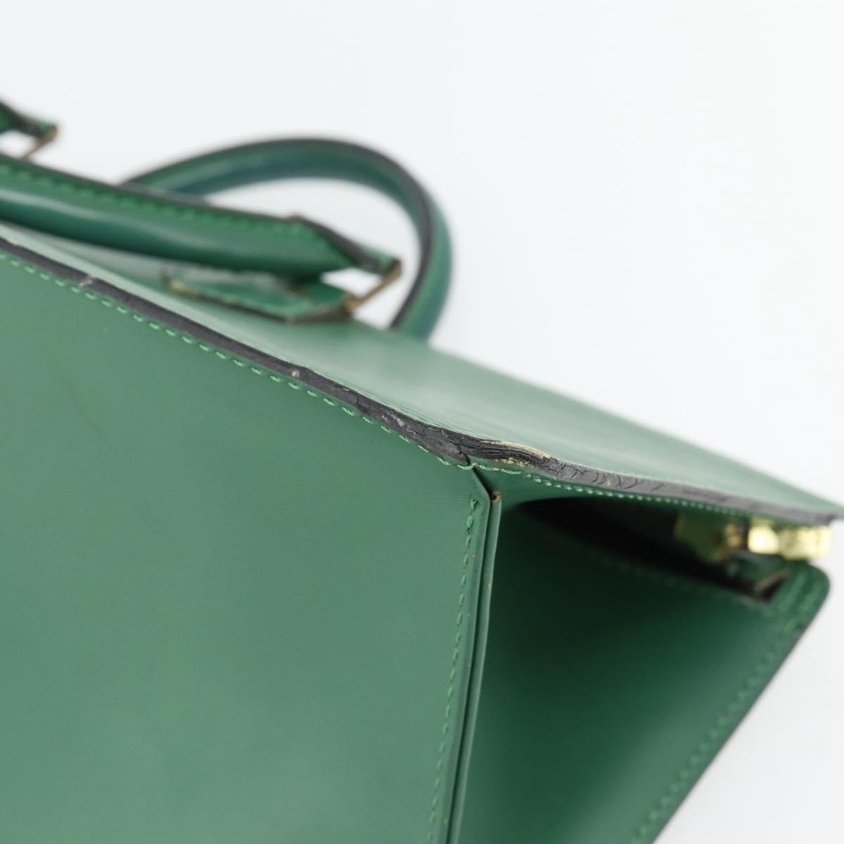Louis Vuitton LOUIS VUITTON Epi Sac Triangle Hand Bag Green M52094 LV Authentic 181752