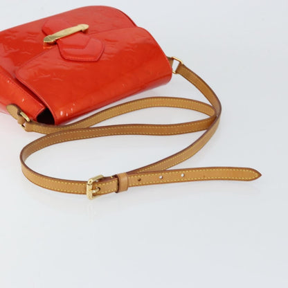 Louis Vuitton LOUIS VUITTON Vernis Bell FlowerGM Bag Rouge Grunadine M91728 LV Authentic 154321V