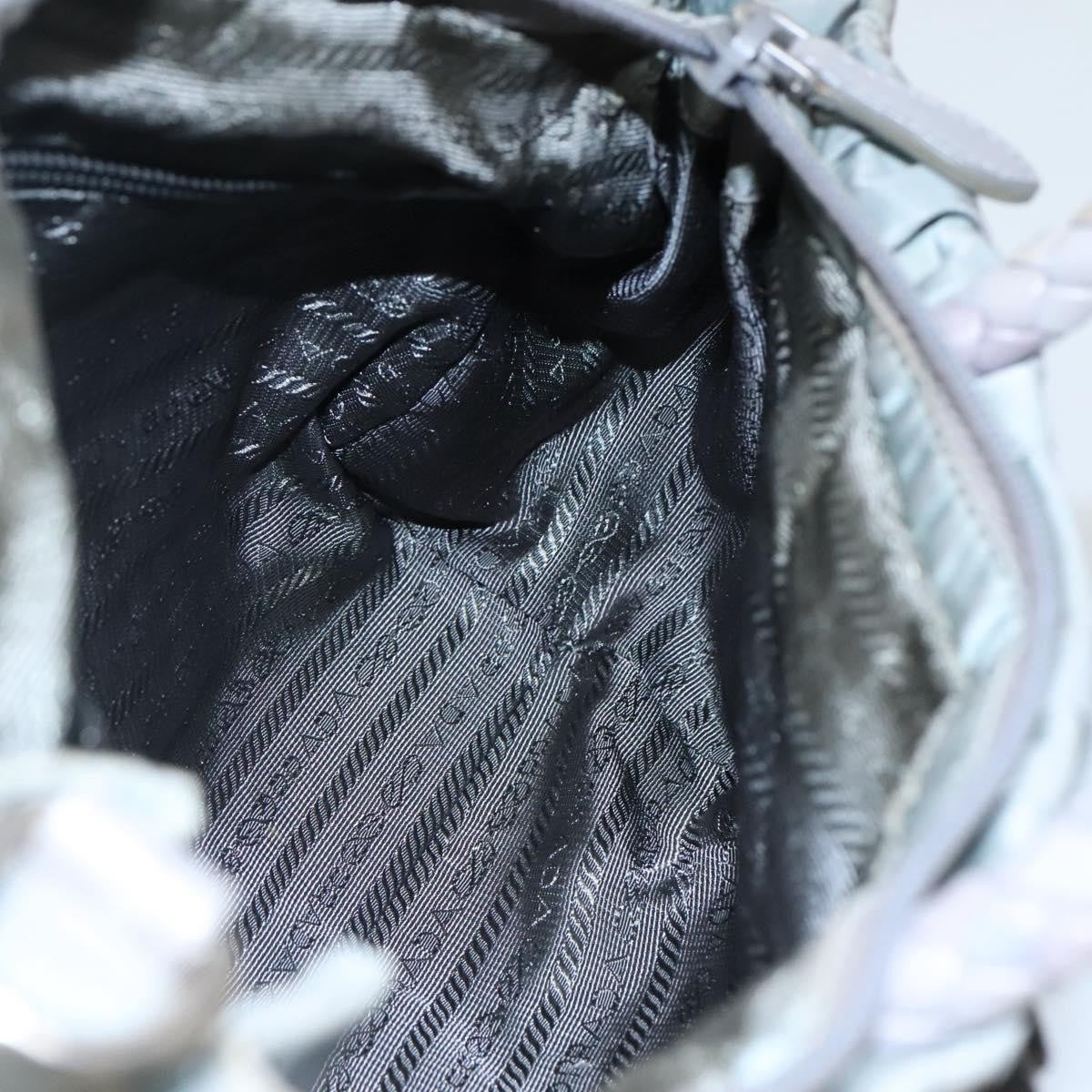 Prada PRADA Hand Bag Nylon 2way Gray Authentic 110159