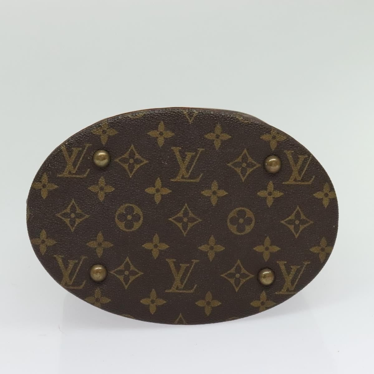 Louis Vuitton LOUIS VUITTON Monogram Bucket PM Shoulder Bag M42238 LV Authentic ar11236
