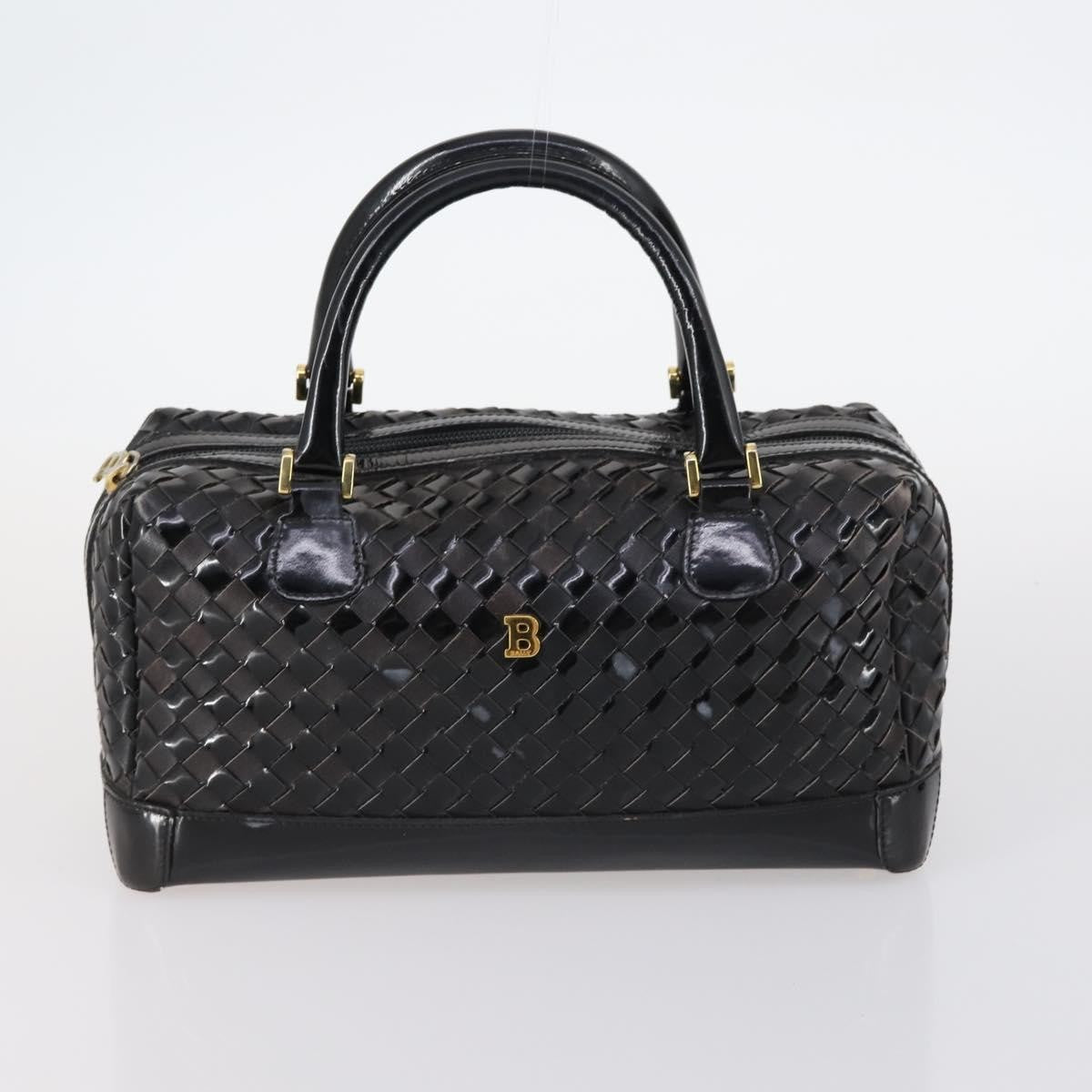 BALLY BALLY Shoulder Bag Leather 3 Set Brown Black Authentic BA4817