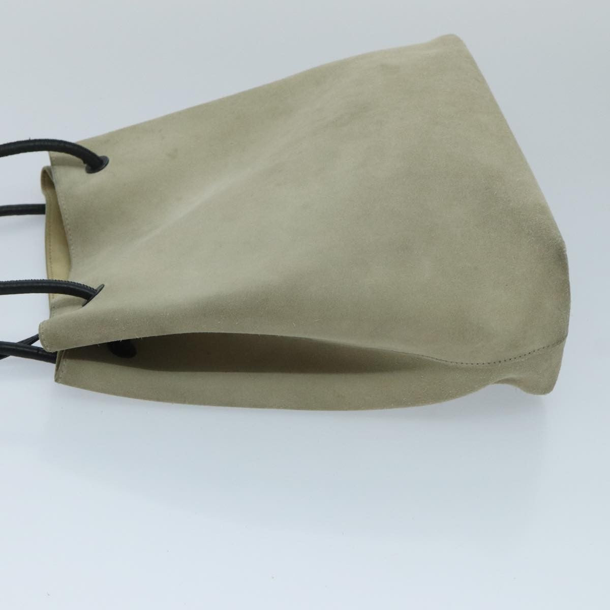 Gucci GUCCI Shoulder Bag Suede Beige 101341 Authentic 96679