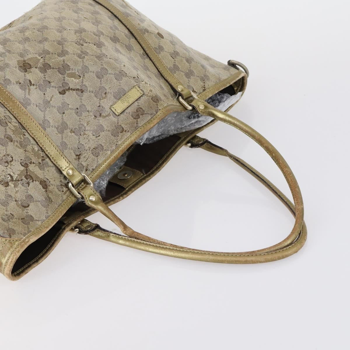 Gucci GUCCI GG Canvas Shoulder Bag 2 Set Red Gold Authentic 146898