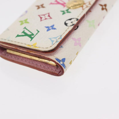 Louis Vuitton LOUIS VUITTON Monogram Multicolor Multicles 4 Key Case White M93731 Authentic 153417 Bag