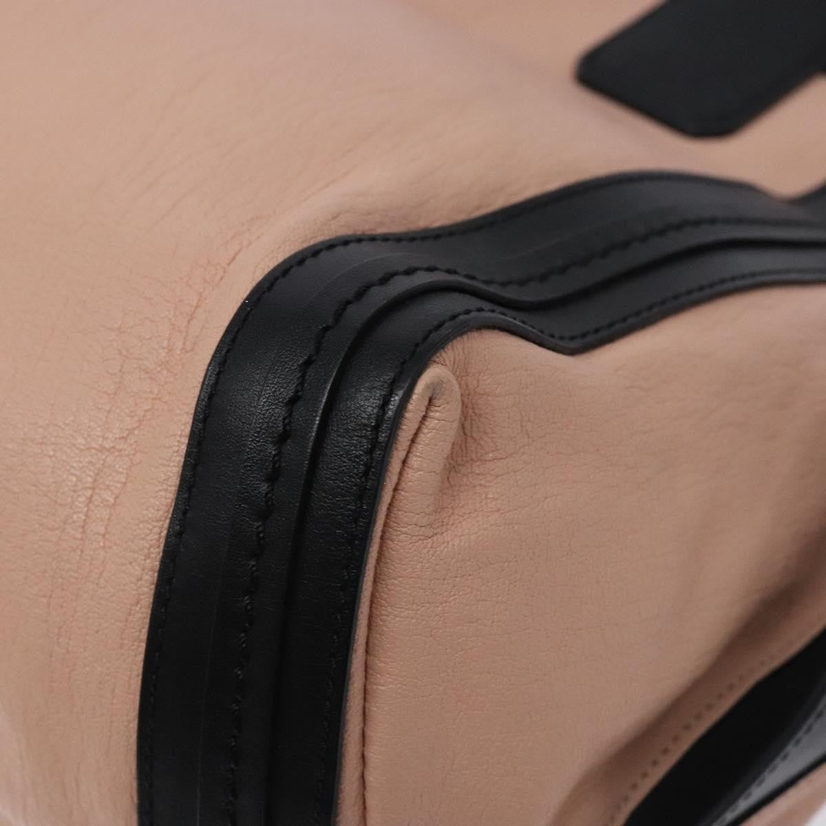Chloé Chloé Chloe Alison Tote Bag Leather Pink Black Authentic gh323