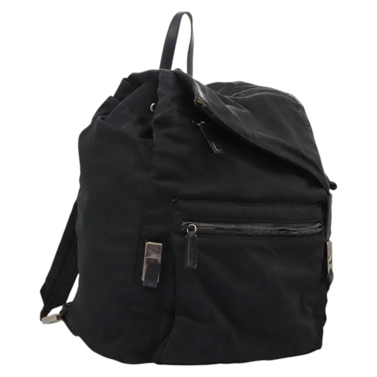 Gucci GUCCI Backpack Nylon Black Authentic 117288 Bag