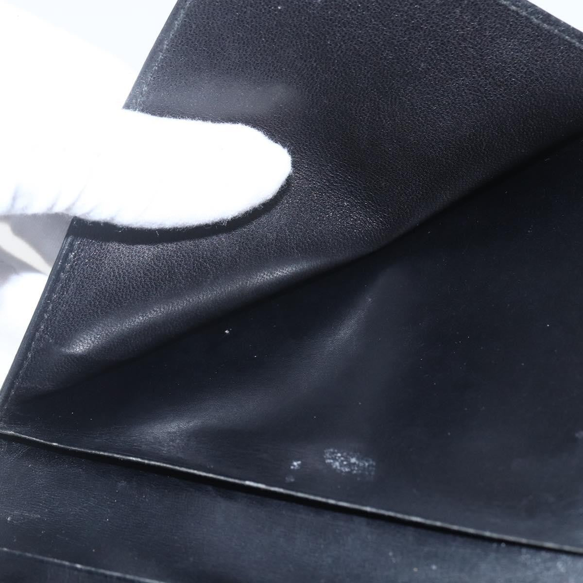 Hermès Hermès HERMES Saumur Diane Wallet Leather Black Authentic bs32957 Bag
