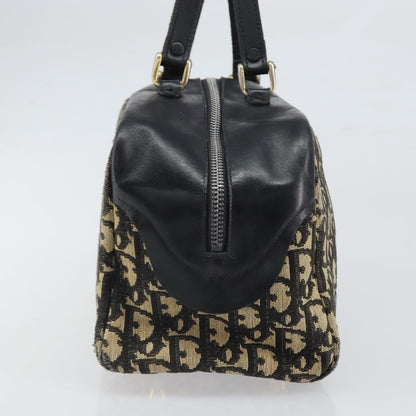 Dior Christian Dior Trotter Canvas Hand Bag Navy Authentic bs33053