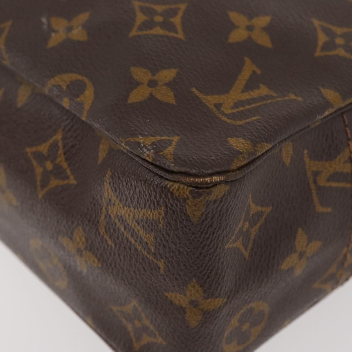 Louis Vuitton LOUIS VUITTON Monogram Trousse Toilette 28 Clutch Bag M47522 LV Authentic YKZ381