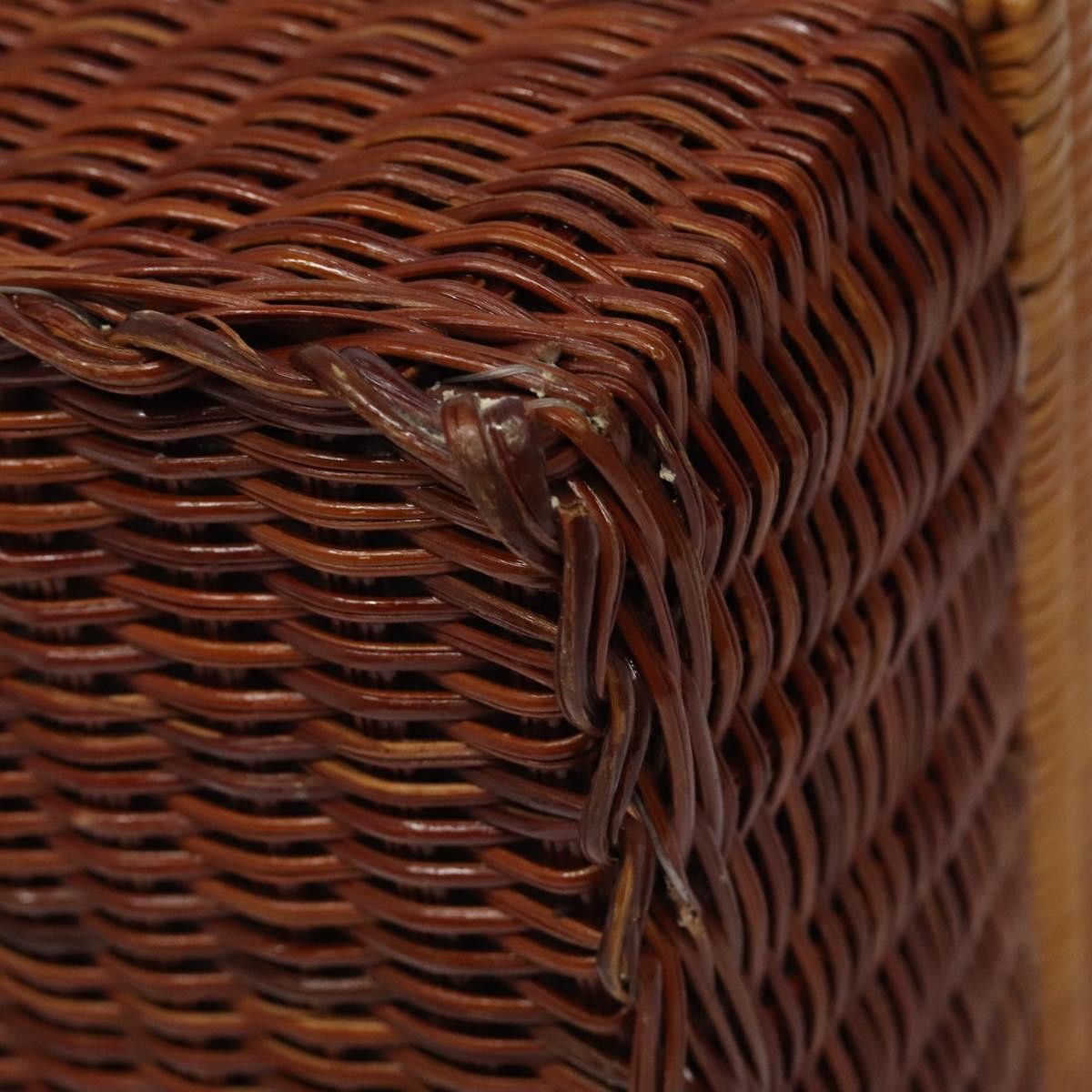 Givenchy GIVENCHY Hand Bag Raffia Brown Authentic BD1504