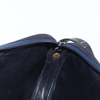 Dior Christian Dior Shoulder Bag Suede Black Gold Authentic 157242