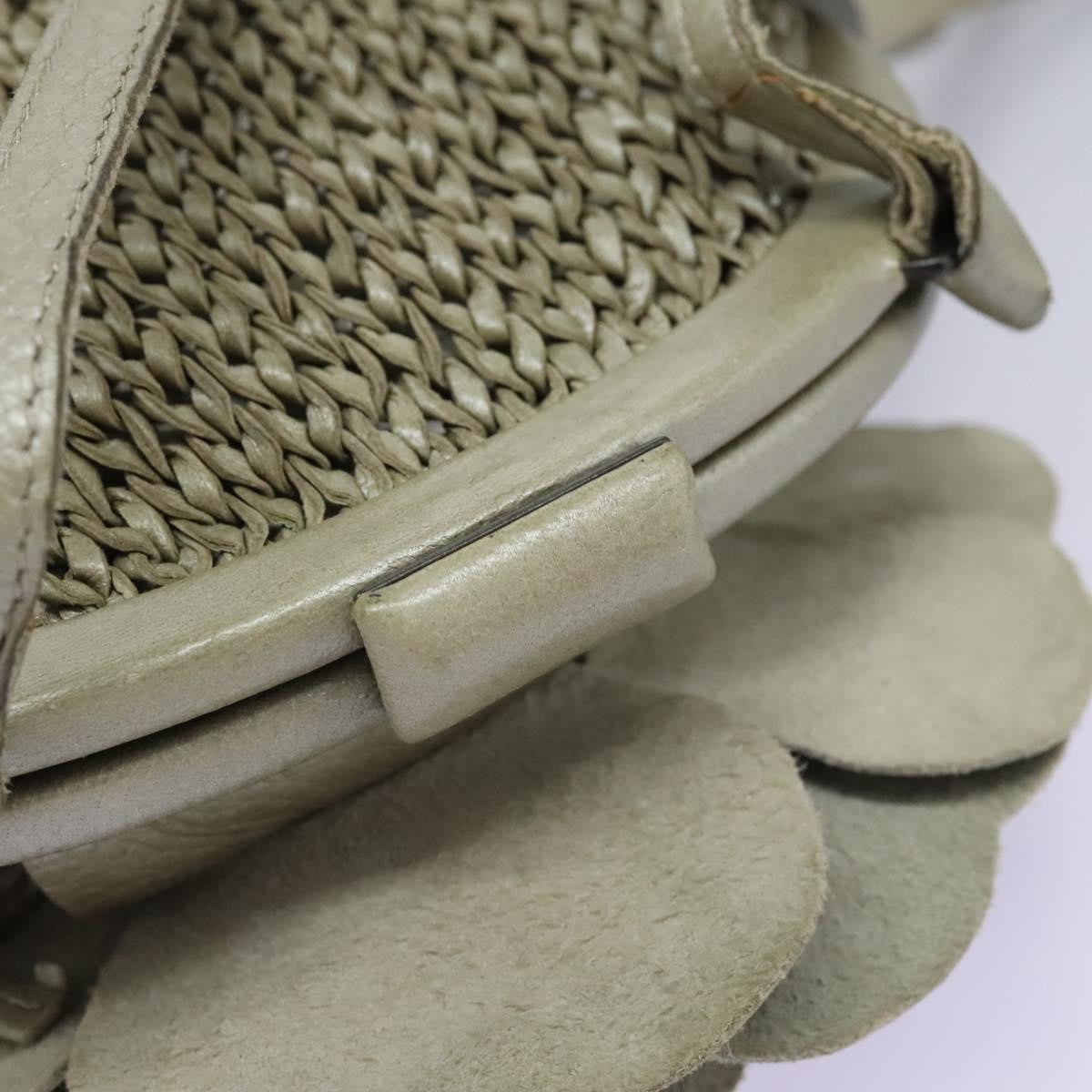 BOTTEGAVENETA BOTTEGAVENETA BOTTEGA VENETA Shoulder Bag Leather Beige Authentic mr1037